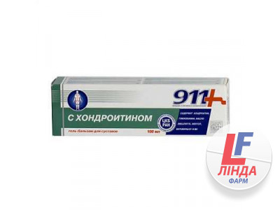 911 Гель-бальзам для суставов с хондроитином 100мл-0