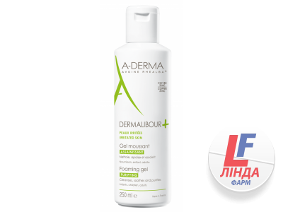 A-Derma (А-Дерма) Dermalibour+ Дермалибур+ Гель-пенка очищающий для раздраженной кожи 250мл-0