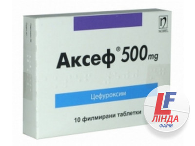 Аксеф таблетки 500 мг №10-0