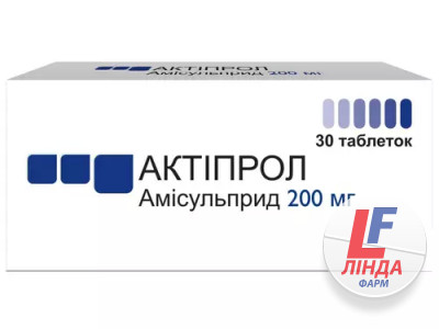 Актіпрол таблетки по 200 мг №30 (10х3)-0