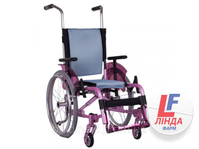 Активний інвалідний візок для дітей OSD ADJ Kids (колір рожевий)-0