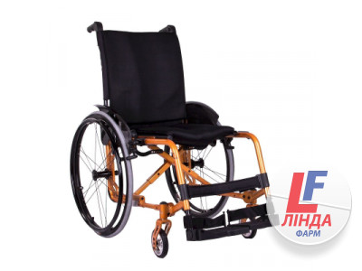 Активна коляска OSD ADJ складана (колір хром)-0