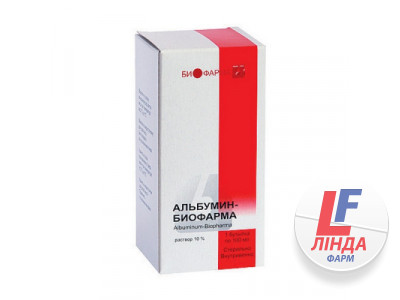 Альбумин-Биофарма раствор для инфузий 10% флакон 100мл-0