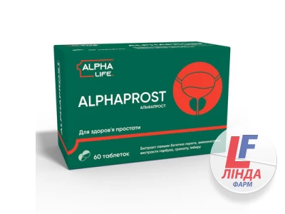 Альфапрост Alpha Life Alphaprost таблетки №60-0