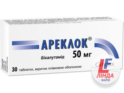 Ареклок таблетки, в/плів. обол. по 50 мг №30 (10х3)-0