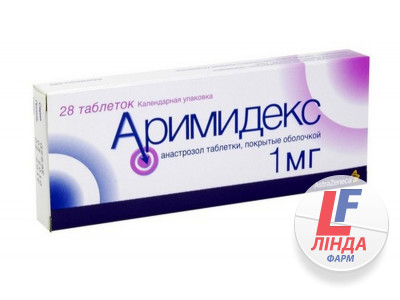 Аримидекс таблетки 1мг №28-0