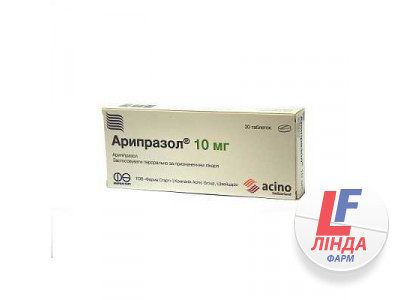 Аріпразол таблетки 10мг №30-0