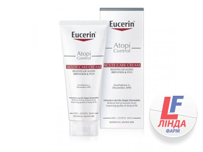 Крем Eucerin 83553 AtopiControl интенсивный, успокаивающий для атопической кожи в период обострения, 100 мл-0