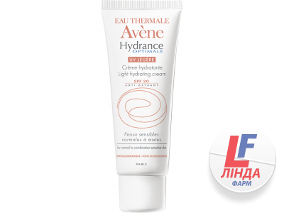Авен (Avene) Hydrance Гидранс Оптималь Лайт Крем для увлажнения для нормальной и комбинированной чувствительной кожи SPF20 40мл-0