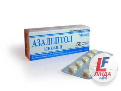 Азалептол таблетки по 100 мг №50 у конт.-0