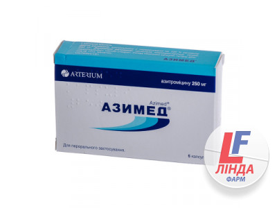 Азимед капсули по 250 мг №6 у бліс.-0