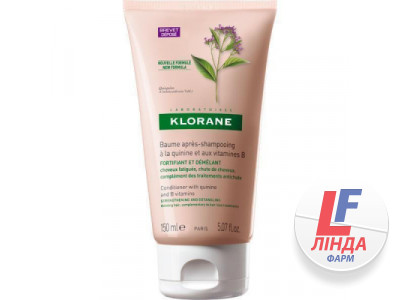 Klorane (Клоран) Бальзам укрепляющий с хинином и витамином В против выпадения волос 150мл-0