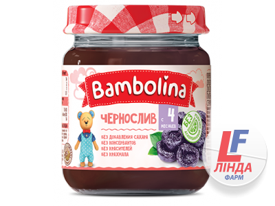 Bambolina (Бамболина) Пюре фруктовое чернослив 100г-0