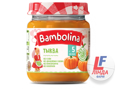Bambolina (Бамболина) Пюре овощное тыква 100г-0
