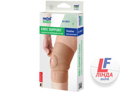 Бандаж на коленный сустав Медтекстиль фиксирующий, размер L/XL люкс-0
