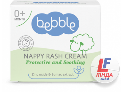 Bebble Nappy rash cream Крем от опрелостей 60мл-0