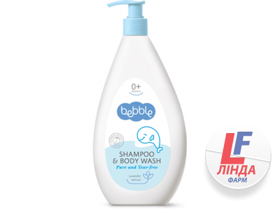 Bebble Shampoo & Body wash Шампунь для волосся та тіла 400мл-0