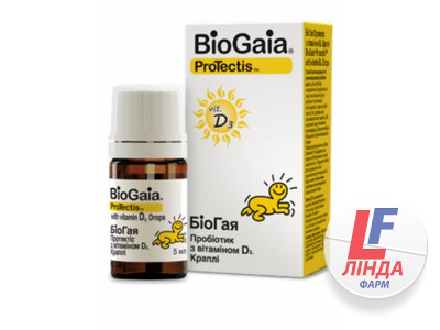 БиоГая Протектис с витамином D3 капли 5мл-0