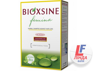 Bioxsine Femina (Біоксин Феміну) Шампунь проти випадіння для сухого та нормального волосся 300мл-0