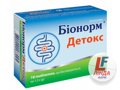 Бионорм Детокс таблетки 1.5г №18-0