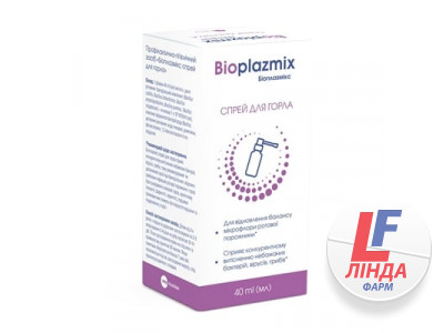 Биоплазмикс спрей для горла по 40 мл во флак.-0