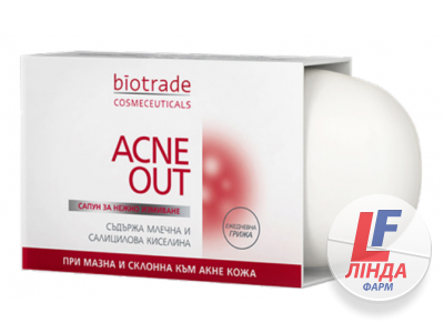 Biotrade Acne Out (Биотрейд Акне Аут) Мыло против угревой сыпи 100г-0