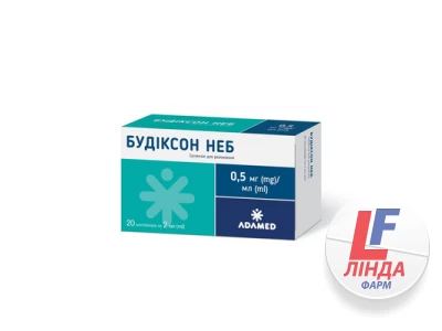 Будіксон Неб суспензія д/розпил. 0.5 мг/мл по 2 мл №20 (5х4) у конт.-0