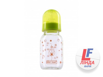 Пляшка для годування Baby Team 1210 скляна, 150 мл-0