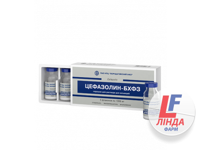 Цефазолин-БХФЗ порошок для приготовления раствора 1000 мг флакон №1-0