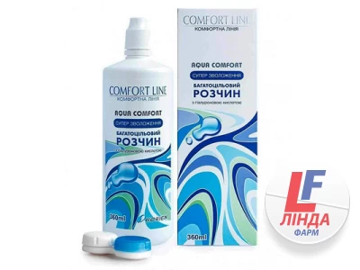 Розчин Horien Aqua-Comfort для контактних лінз, 360 мл-0