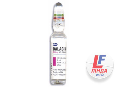 Далацин Ц фосфат розчин д/ін. 150 мг/мл по 2 мл №1 в амп.-0