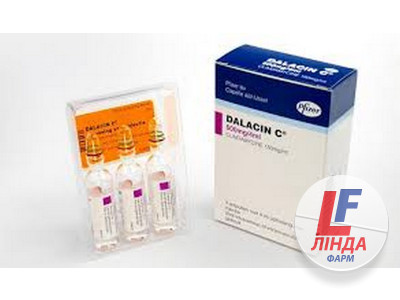 Далацин Ц фосфат розчин д/ін. 150 мг/мл по 4 мл №1 в амп.-0