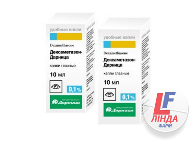 Дексаметазон-Дарниця краплі оч., р-н 1 мг/мл по 10 мл у флак.-0