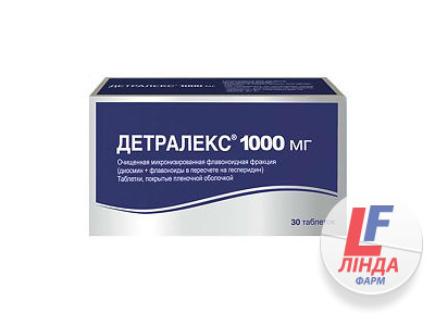 Детралекс таблетки 1000мг №30-0