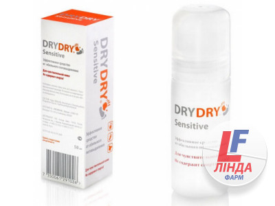 Дезодорант Dry Dry Sensitive Roll-On для чутливої шкіри, 50 мл-0