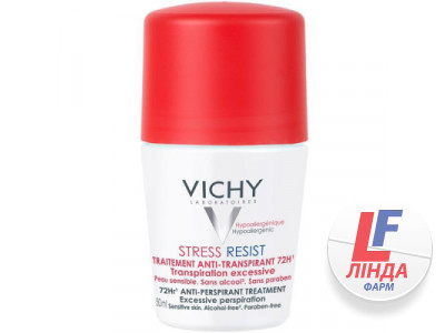 Vichy (Виши) Дезодорант шариковый интенсивный 72 часа защиты в стрессовых ситуациях 50мл-0