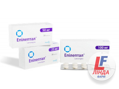 Епілептал таблетки по 100 мг №30 (10х3)-0