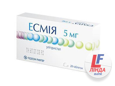 Есмія таблетки по 5 мг №28 (14х2)-0