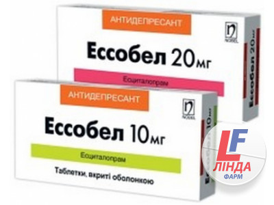 Ессобел таблетки, в/о по 10 мг №28 (14х2)-0