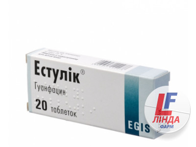 Естулік таблетки по 1 мг №20 (10х2)-0
