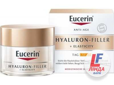 Крем дневной Eucerin 83568 Hyaluron-Filler+Elasticity для биоревитализации и повышение упругости кожи, SPF30, 50 мл-0