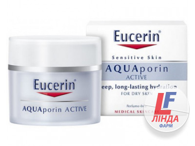 Eucerin (Эуцерин) AQUAporin Active АКВАпорин Актив Крем интенсивное увлажнение для сухой кожи 50мл-0