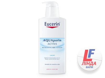 Eucerin (Эуцерин) AQUAporin Active АКВАпорин Актив Легкий увлажняющий освежающий гель-лосьон для тела 400мл-0