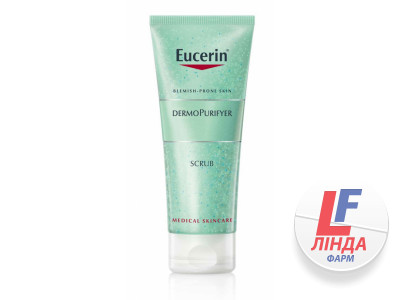 Eucerin (Эуцерин) DermoPURIFYER Скраб для умывания для проблемной кожи 100мл-0