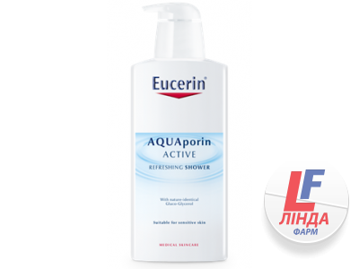 Eucerin (Эуцерин) AQUAporin Active АКВАпорин Актив Увлажняющий и освежающий гель для душ 400мл-0