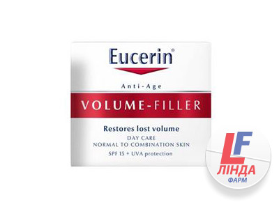 Eucerin (Эуцерин) Hyaluron-Filler Гиалурон-Филлер Вольюм-Лифт Дневной крем для возобновления контура лица для нормальной и комбинированной кожи 50мл-1