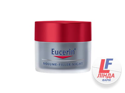 Eucerin (Эуцерин) Hyaluron-Filler Гиалурон-Филлер Вольюм-Лифт Ночной крем для возобновления контура лица 50мл-0