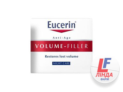 Eucerin (Эуцерин) Hyaluron-Filler Гиалурон-Филлер Вольюм-Лифт Ночной крем для возобновления контура лица 50мл-1