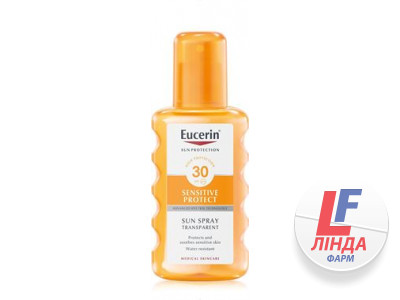 Eucerin (Еуцерин) Sun Прозорий сонцезахисний спрей SPF30 200мл-0