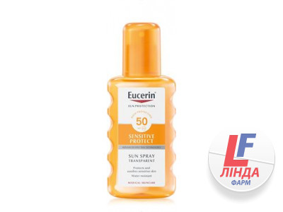 Eucerin (Эуцерин) Sun Прозрачный солнцезащитный спрей SPF50 200мл-0